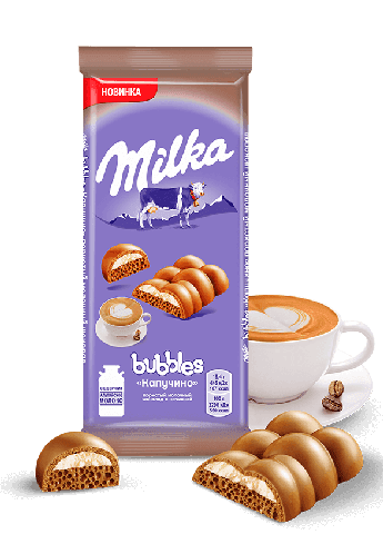 Milka Bubbles Капучино