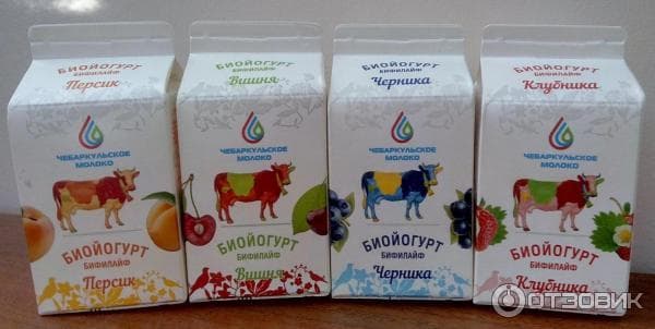 Биойогурт бифилайф "Чебаркульское молоко"