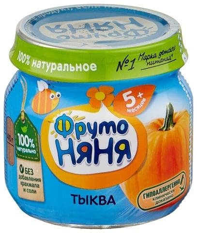 Пюре Фруто Няня с тыквой