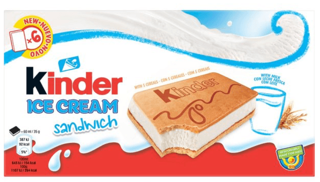 Мороженое Kinder sandwich