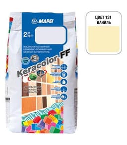 Затирка Mapei Keracolor FF цвет ваниль 2 кг