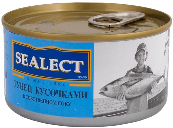Тунец "Sealect" в собственном соку
