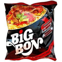 Лапша быстрого приготовления "Big Bon", говядина