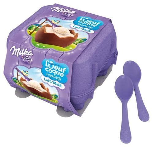 Milka egg n spoon