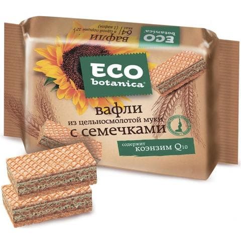Eco botanica вафли с семечками