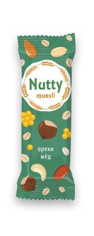 Nutty muesli орехи мёд