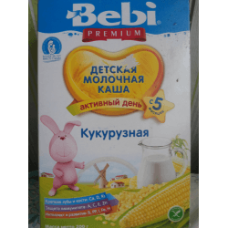 Детская молочная каша Bebi Premium "Активный день"