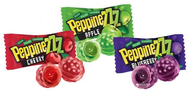 Карамель леденцовая с начинкой Roshen Peppinezzz