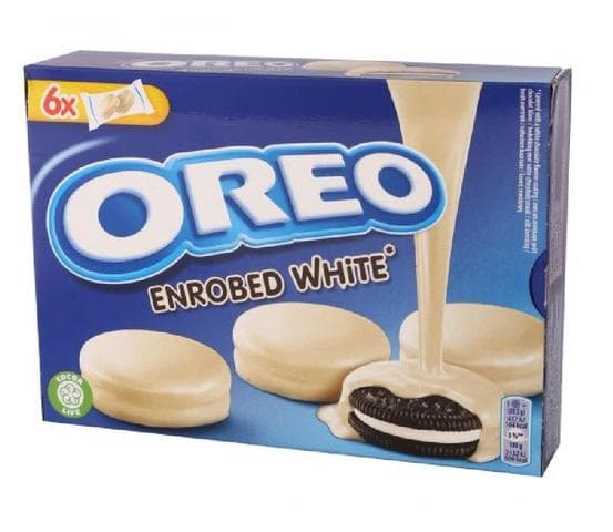 Oreo enrobed white