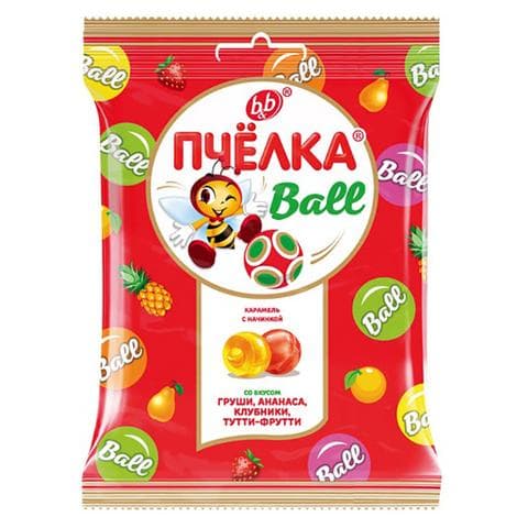 Карамель с начинкой "Пчелка Ball"