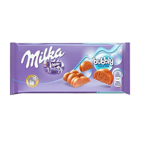 Шоколад Milka Bubbly Alpine Milk