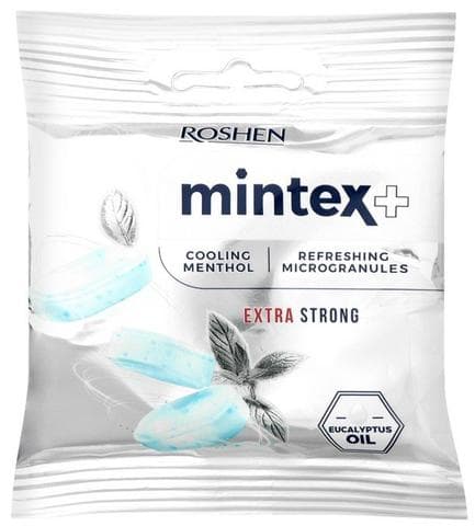 Карамель Mintex+ Extra strong эвкалипт Roshen