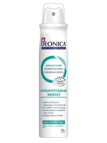 Дезодорант-антиперспирант DEONICA Антибактериальный эффект