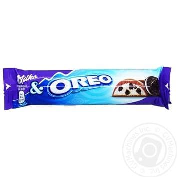 Батончик с кусочками печенья Oreo Milka