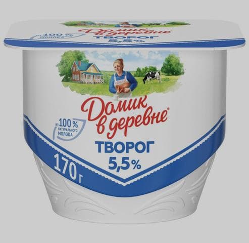 Домик в деревне творог 5,5%