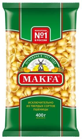 Макароны Макфа "Ракушки"
