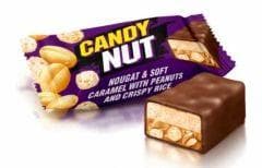 Roshen. Конфеты Candy Nut нуга и карамель с арахис