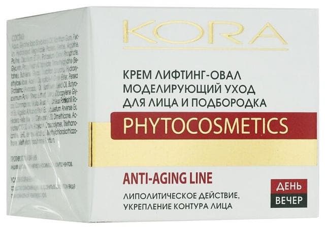Крем КОРА лифтинг-овал для лица и подбородка