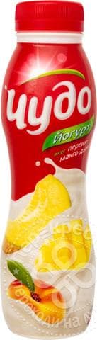Чудо йогурт персик. манго, дыня