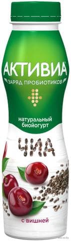 Активиа чиа с вишней