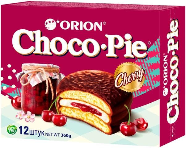 Пирожное Orion Choco Pie "Cherry"