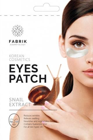 Маска-патч гидрогелевая с экстрактом улитки Fabrik Cosmetology Snail Extract Eyes Patch