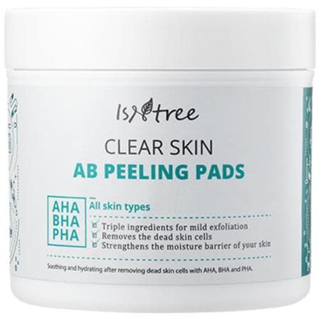 Clear Skin AB Peeling Pad ISNTREE Пилинг диски с AHA BHA PHA кислотами