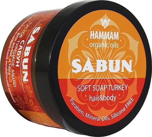Густое турецкое мыло "Сабун" для волос и тела Hammam Organic Oils