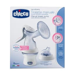 Молокоотсос ручной с бутылочкой Chicco
