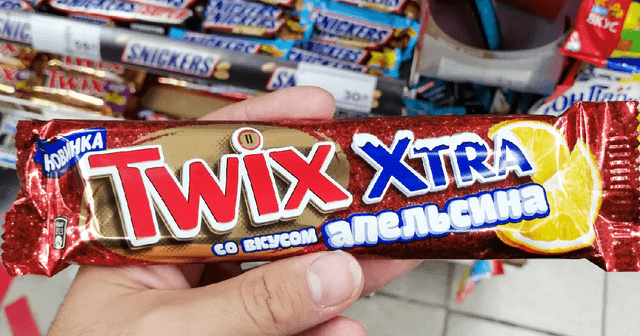 Twix со вкусом апельсина