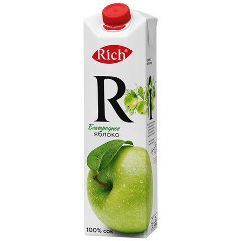 Сок Rich благородное яблоко