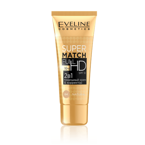 Тональная основа Eveline Super Match Full Eveline Cosmetics HD 64