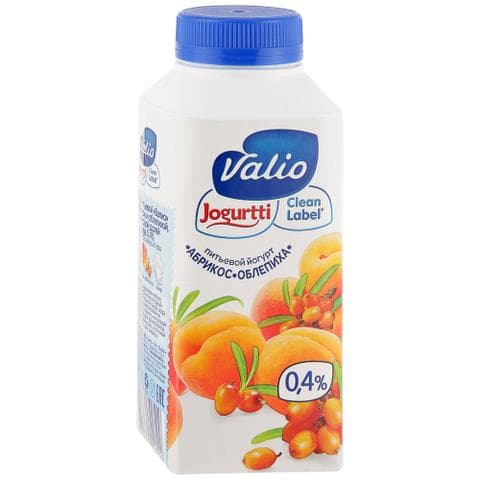 Йогурт valio абрикос и облепиха