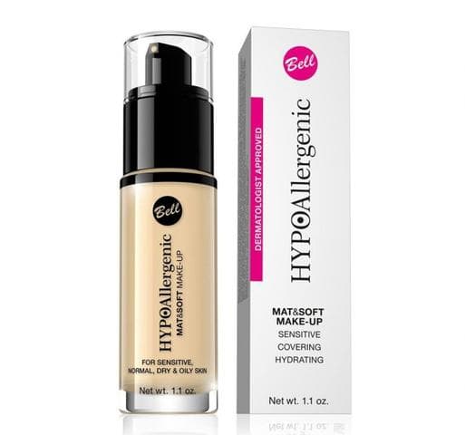 Флюид для лица Hypoallergenic Bell Mat & Soft Make-Up