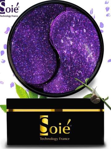 Патчи Soie Антивозрастные патчи с муцином улитки и розой Luxe