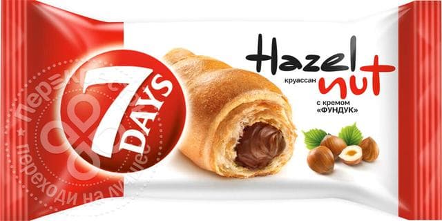Круассан 7 Days с кремом фундук