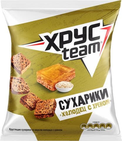 ХрусTeam сухарики холодец и хрен