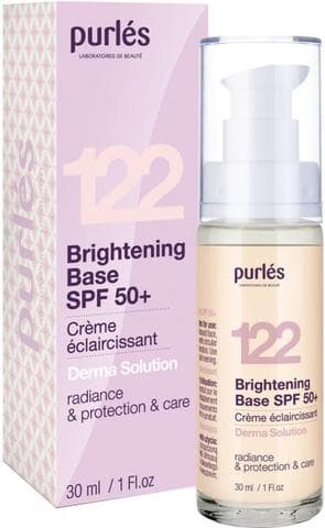 Сияющая основа Brightening Base SPF 50+ Purles с тонирующим эффектом