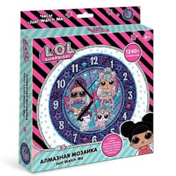 Алмазная мозаика часы LOL L.O.L.Surprise