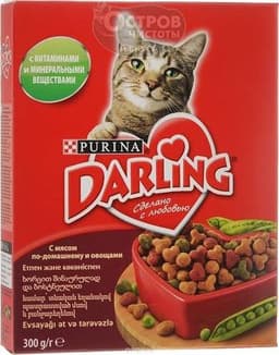 Сухой корм для кошек Darling, 300 г