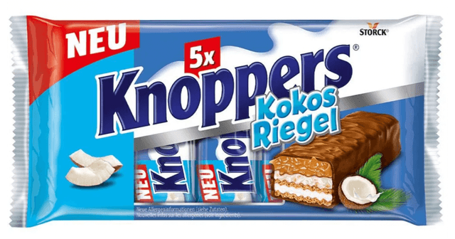 Батончик Knoppers Кокос Карамель