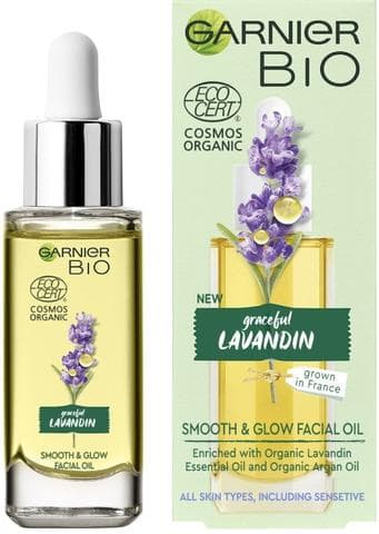 Масло для лица Garnier BIO Smooth & Glow Facial Oil Graceful Lavandin