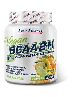 Be First BCAA 2:1:1 VEGAN instantized powder 200 г