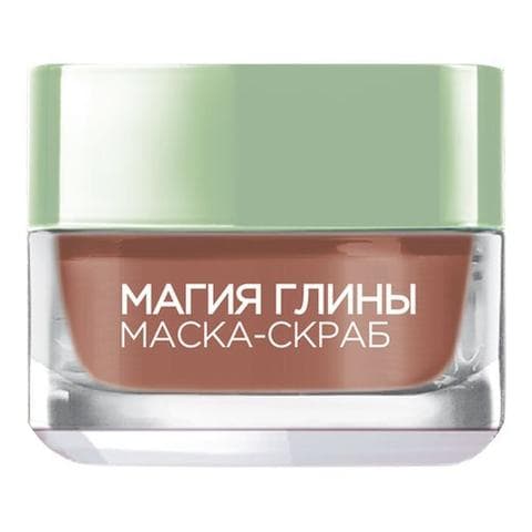 Маска-скраб L'Oreal Paris Магия глины. Отшелушивание и сужение пор. 3 натура