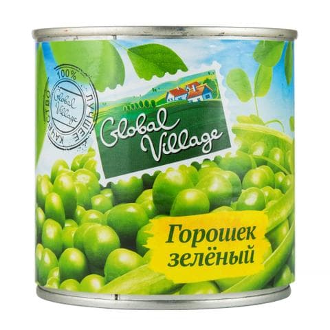 Консервированный горошек "Global Village"