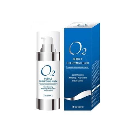 Кислородная маска для лица Deoproce O2 Bubble Brightening Mask
