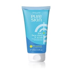 Отшелушивающий гель-скраб для умывания Oriflame Pure Skin 2-in-1 Face Wash & Scrub