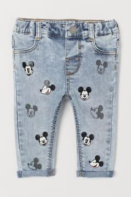 Джинсы h&m с рисунком