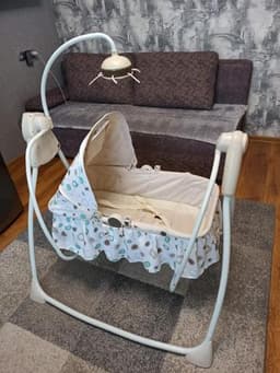 Электрокачели колыбель Pituso oliva