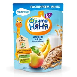 Молочная каша ФрутоНяня с бананом и яблоком